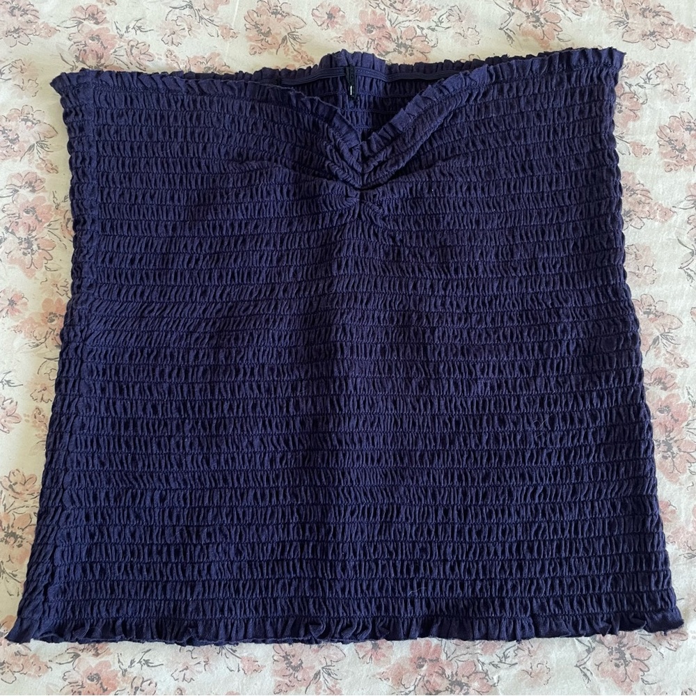 Navy Blue Tube Top
